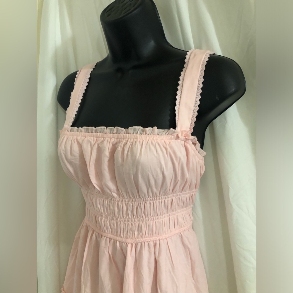 Trixxi floral hem smocked bodice bow strap garden dress size medium brand new - Picture 16 of 16